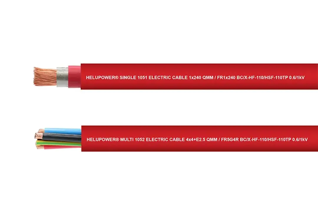 Fire rated cables, single core and multicore