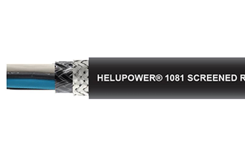 Rubber screened multicore cable