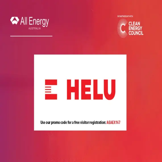 HELU Australia All Energy Australia banner