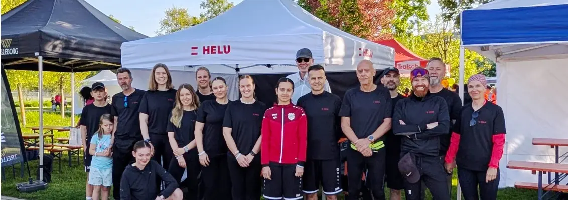 23 HELU runners at the Ditzingen charity run 