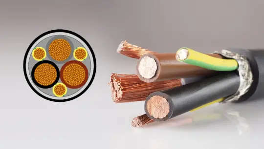 Tiết diện cáp JZ-500 và cường độ dòng điện có mối liên hệ mật thiết với nhau
