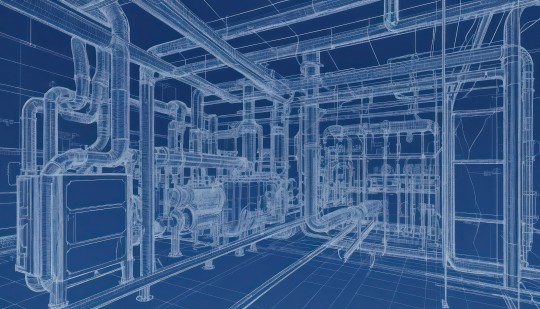 Blueprint of HVAC system