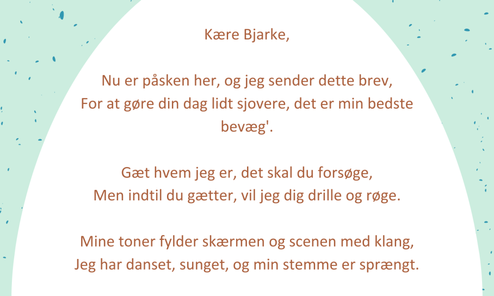 Gækkebrev Bjarke 