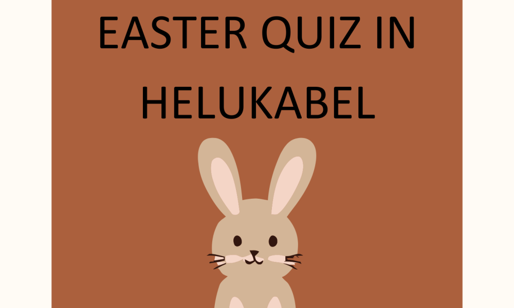 Easter quiz bunny 