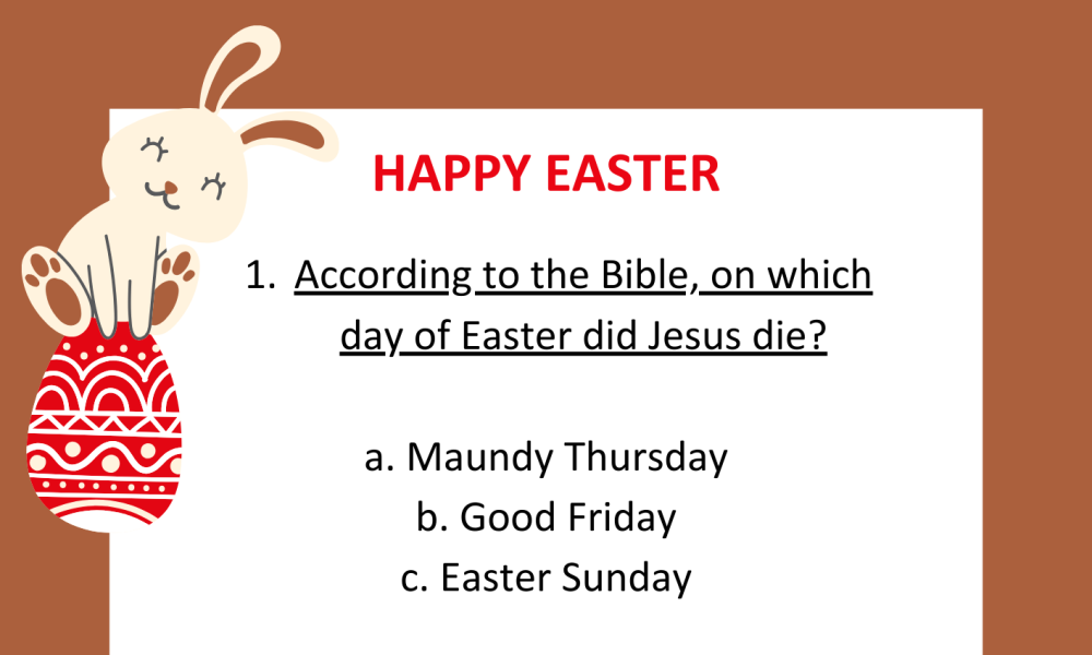 Easter quiz 