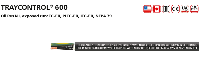 Scheda tecnica TRAYCONTROL 600