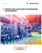 White Paper sulla selezione dei cavi per ambienti sottoposti a lavaggio