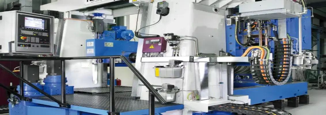 Machine with cables