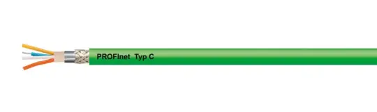 Bus Cable HELUKAT_Profinet_Type C on white ground