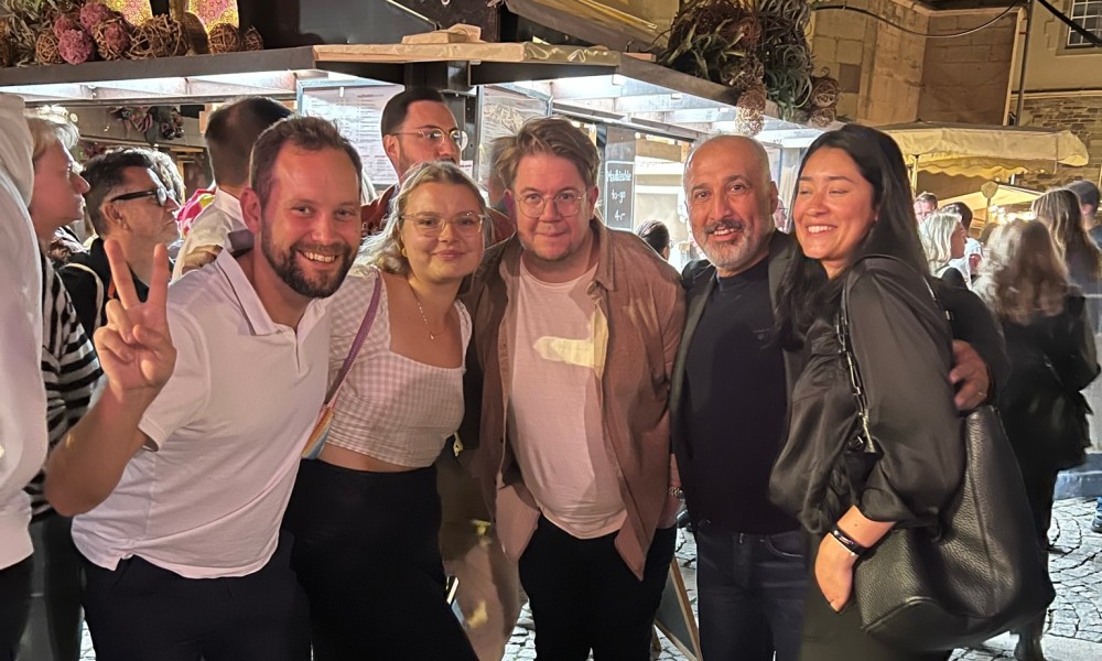 Helukabel Sverige i Stuttgart första kvällen