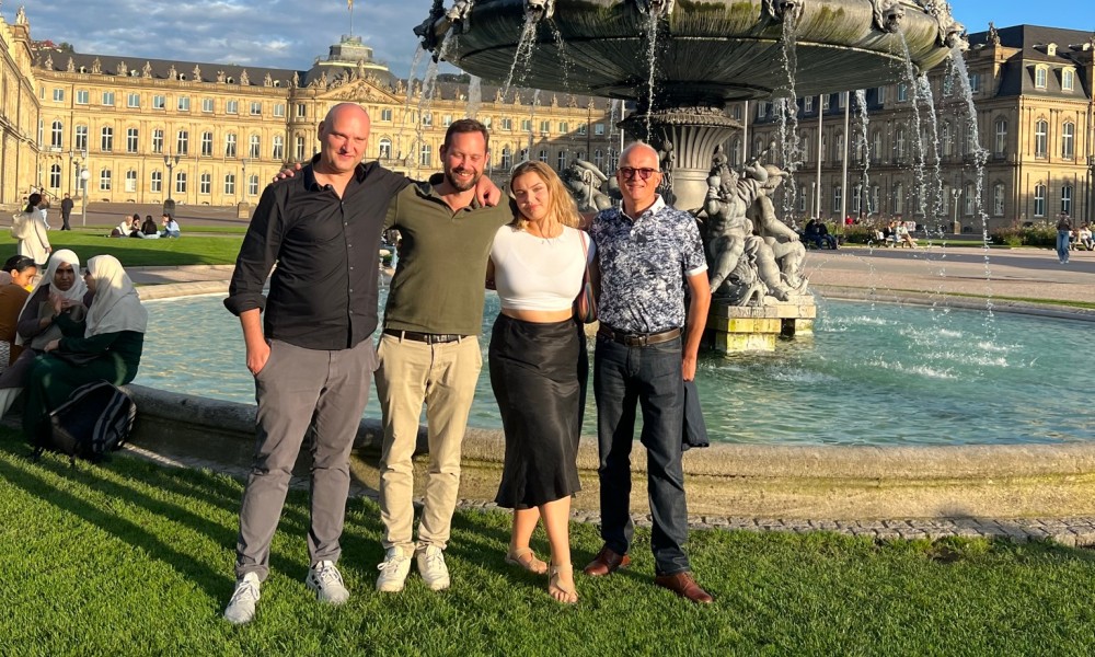 HELUKABEL Sweden in Stuttgart with their German collegue