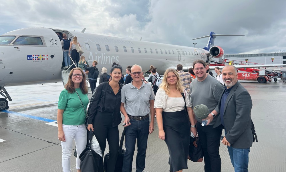 HELUKABEL Sweden at the airport 