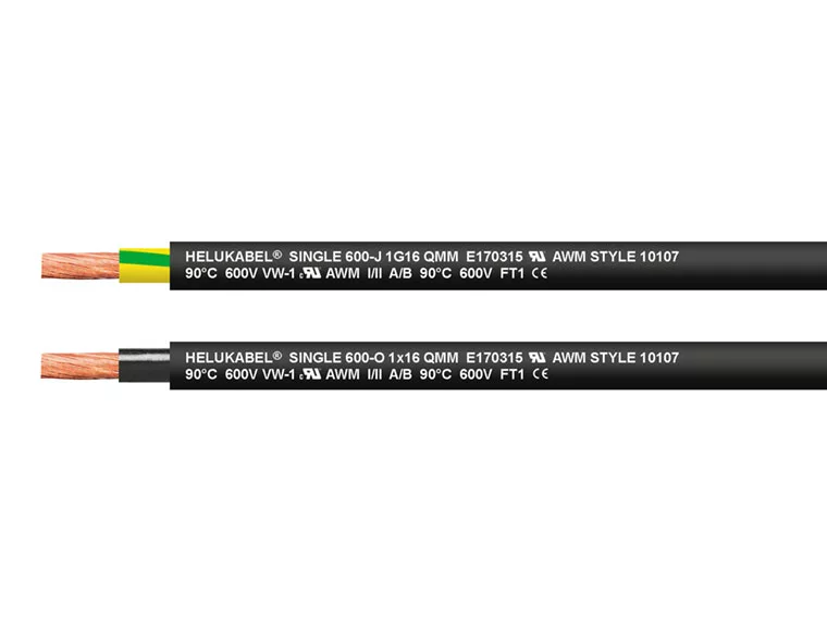 Single 600-J / Single 600-O - dubbelisolerad, UL