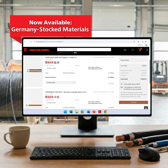 Shop online and save 5% on every purchase of in-stock items