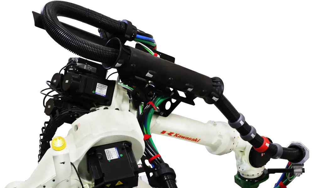 Kawasaki Robot with HELUKABEL Dress Pack