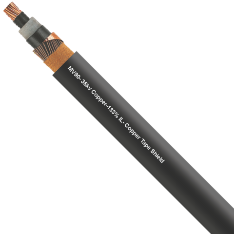 MV90-35kV CU 133 IL Tape Shield