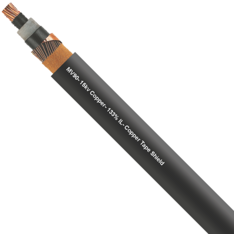 MV90-15kV CU 133 IL Tape Shield