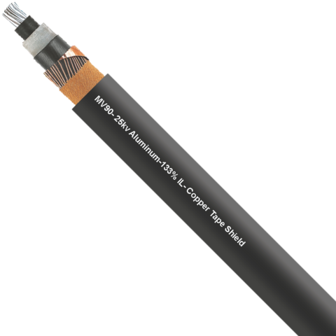 MV90-25kV AL 133 IL Tape Shield