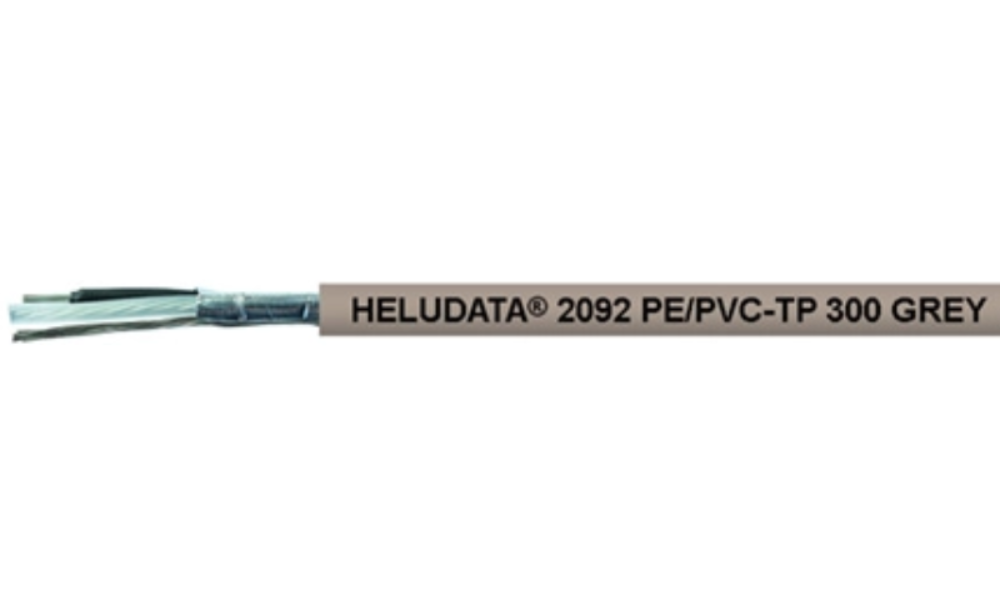HELUDATA® 2092 PE/PVC-TP 300 GRAY 