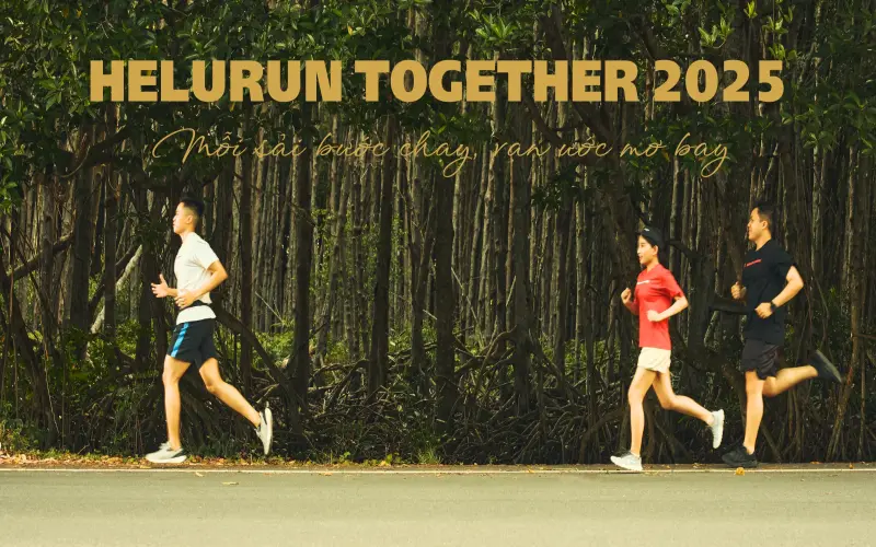 Sự kiện chạy bộ online gây quỹ HELURUN TOGETHER