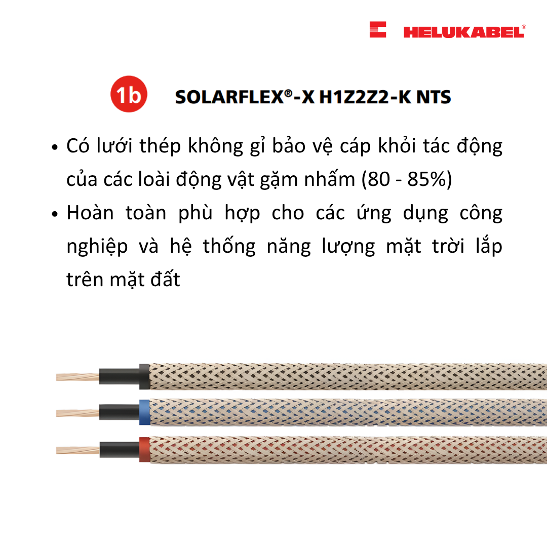 Bản đồ ứng dụng cáp DC SOLARFLEX® 2