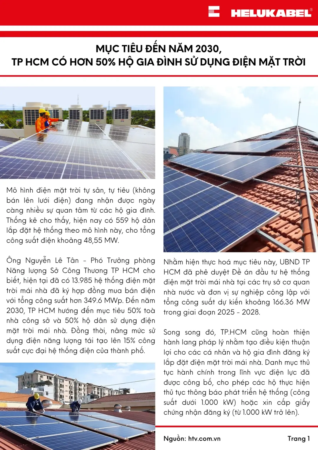 Bản tin HELUKABEL quý 2 2025 điện mặt trời
