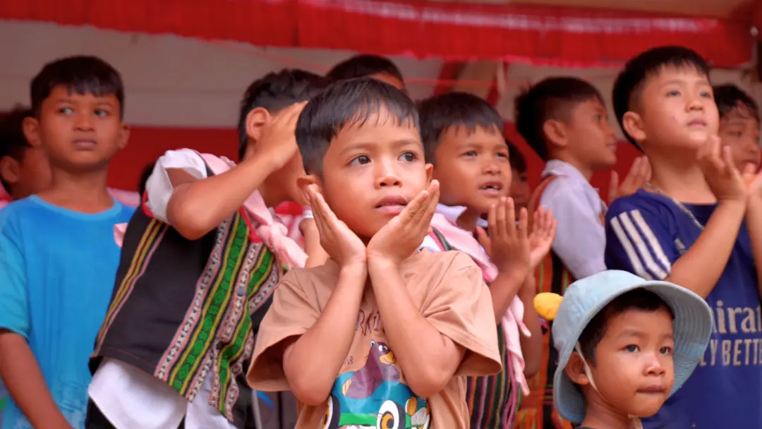 Các em thiếu nhi tại chương trình Ngày Hội của em 2025