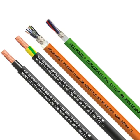 5. Cáp chậm cháy cho tự động hóa, công nghệ truyền động