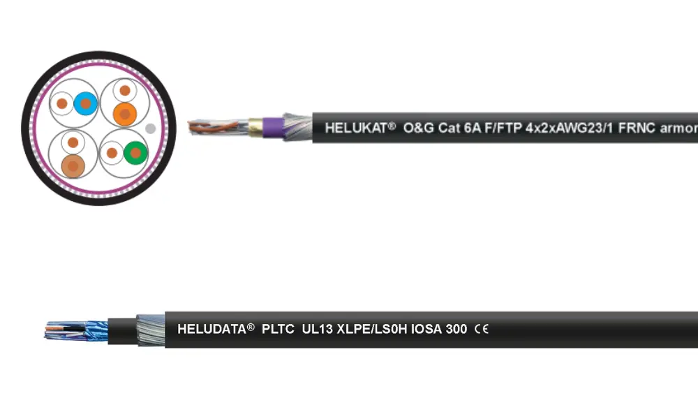 Cáp instrument và cáp bus khác dùng cho khu vực nguy hiểm trong lĩnh vực dầu khí (với điều kiện cụ thể kèm theo)