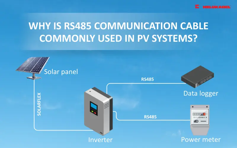 Tại sao hệ thống quang điện thường dùng cáp truyền thông RS485?