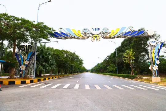 The welcome gate of VSIP Bac Ninh Industrial Park