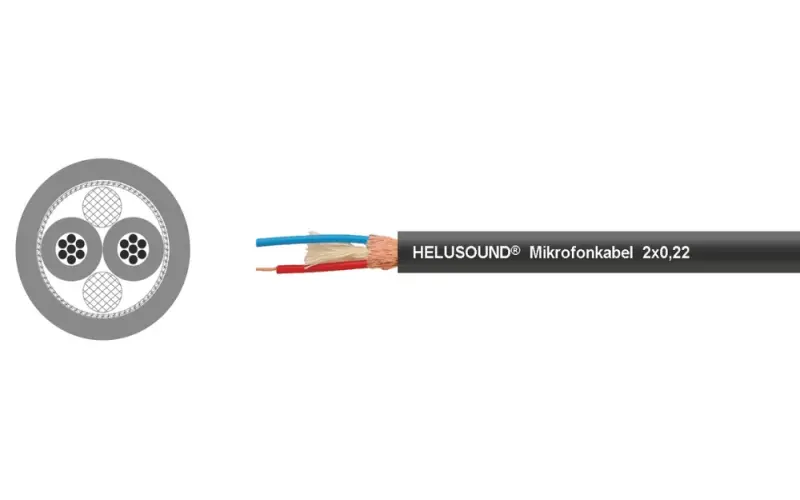 Dây tín hiệu âm thanh chống nhiễu HELUSOUND® MICROPHONE CABLE SC SLIM