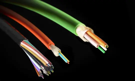 Fiber-optic cables are widely used in the telecommunications, data networking, healthcare, and aerospace industries