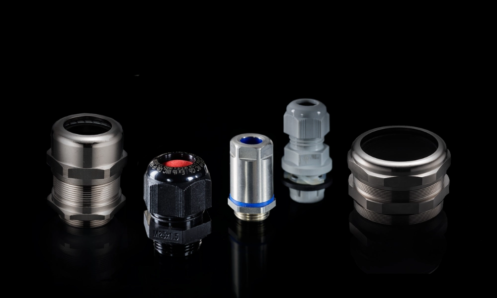 Different type of cable glands from HELUKABEL