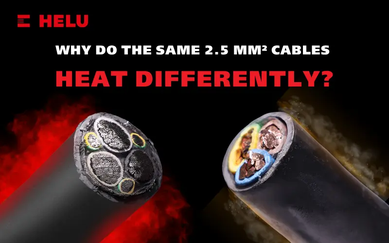 Vì sao cùng tiết diện dây dẫn 2.5 mm² nhưng cáp sinh nhiệt khác nhau?