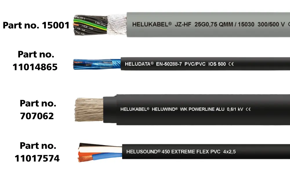 Một số dây cáp điện có lớp cách điện PVC