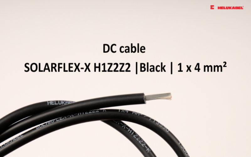 Dây cáp DC SOLARFLEX-X H1Z2Z2-K | Black | 1 x 4 mm²