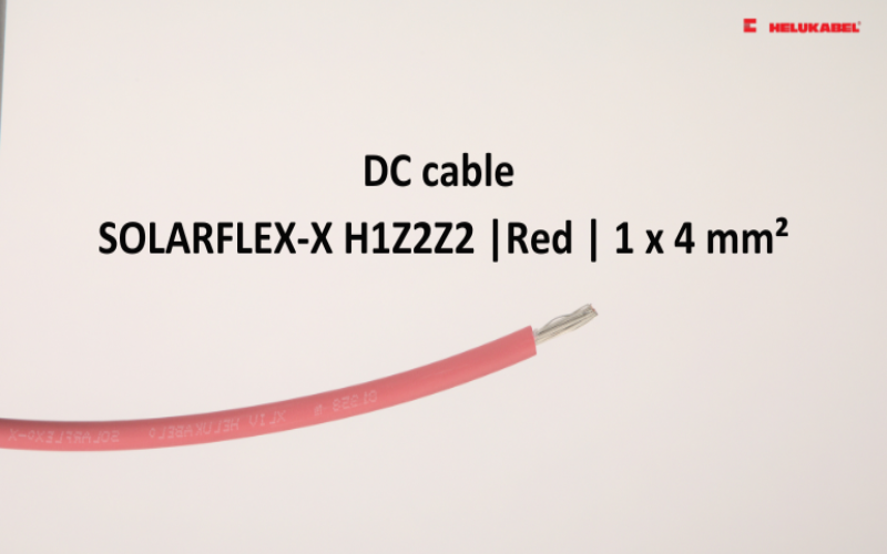Dây cáp DC SOLARFLEX-X H1Z2Z2-K | Red | 1 x 4 mm²