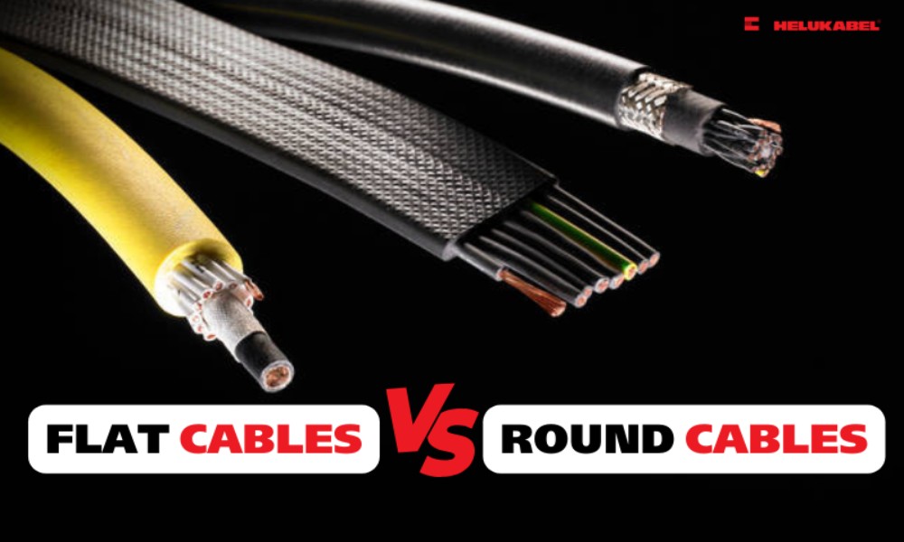 Top 7 differences between flat cables and round cables