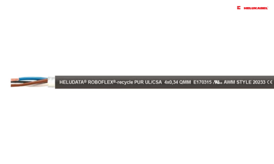 HELUDATA® ROBOFLEX®-recycle welding robot cable