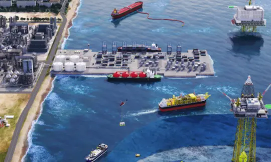 Bản đồ ứng dụng của dây cáp điện cho ngành công nghiệp dầu khí