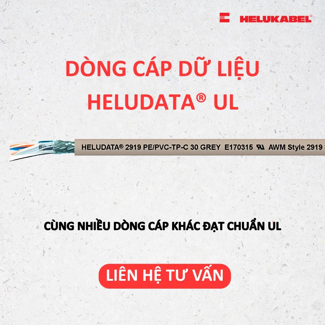 Dòng cáp dữ liệu HELUDATA UL của HELUKABEL