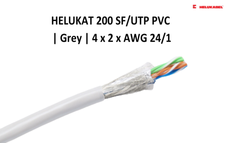 Dây cáp mạng Ethernet HELUKAT 200 SF/UTP PVC