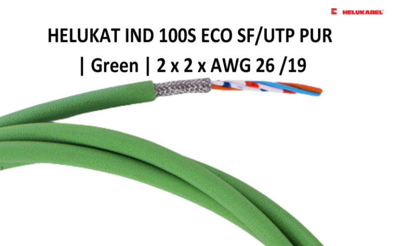 Dây cáp mạng Ethernet HELUKAT IND 100S ECO SF/UTP PUR