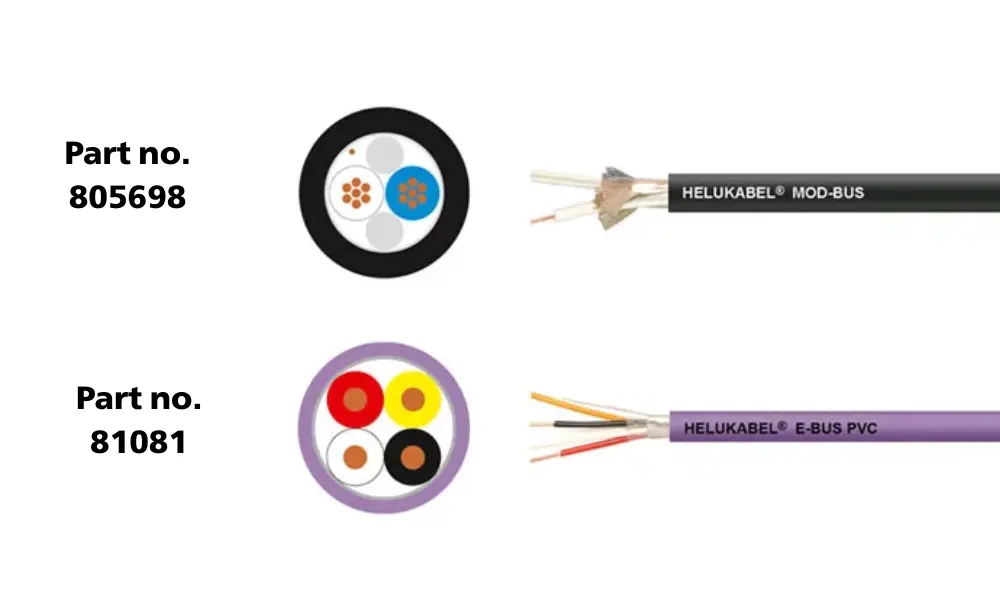 Dây cáp Mod bus và cáp EIB/KNX bus