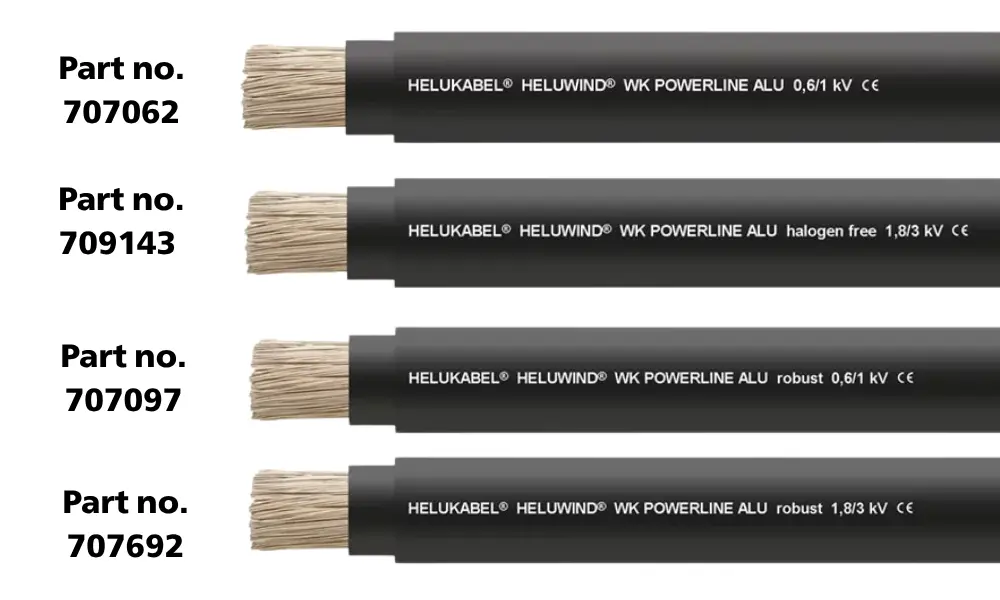 Dây điện nhôm HELUWIND® WK POWERLINE ALU