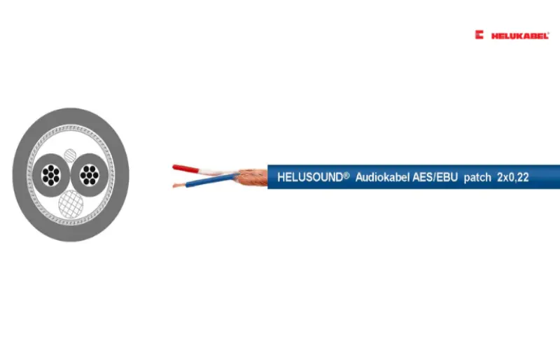 Dây tín hiệu âm thanh chống nhiễu HELUSOUND® AES_EBU DMX SC BLUE