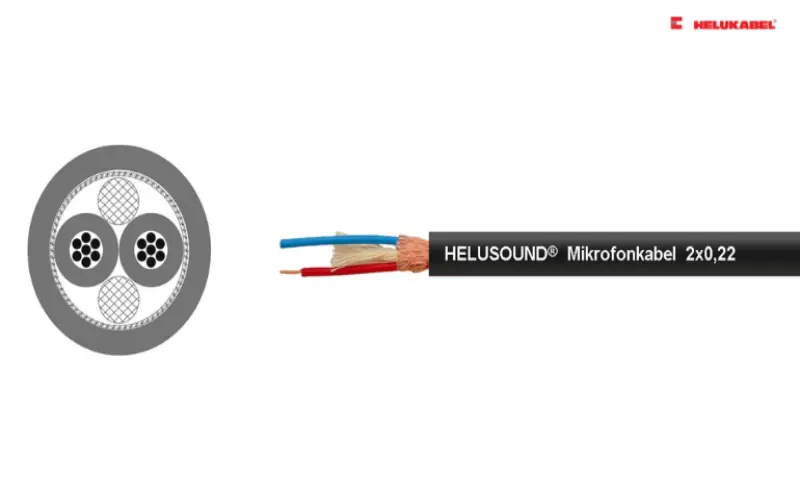 Dây âm thanh chống nhiễu HELUSOUND® MICROPHONE CABLE SC FRNC