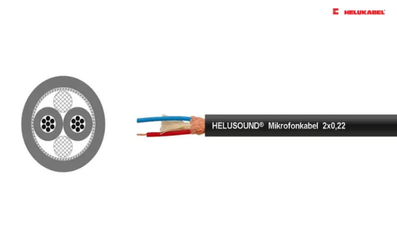 Dây tín hiệu âm thanh chống nhiễu HELUSOUND® MICROPHONE CABLE SC SLIM