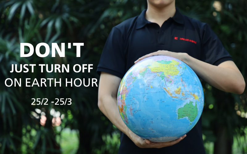 Earth hour campaign by HELUKABEL Việt Nam